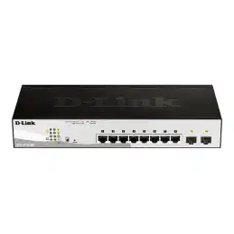 D-Link Web Smart DGS-1210-08P - Commutateur - Géré - 8 x 10 - 100 - 1000 (PoE) + 2 x Gigabit SFP - d... (DGS-1210-08P/E)_1